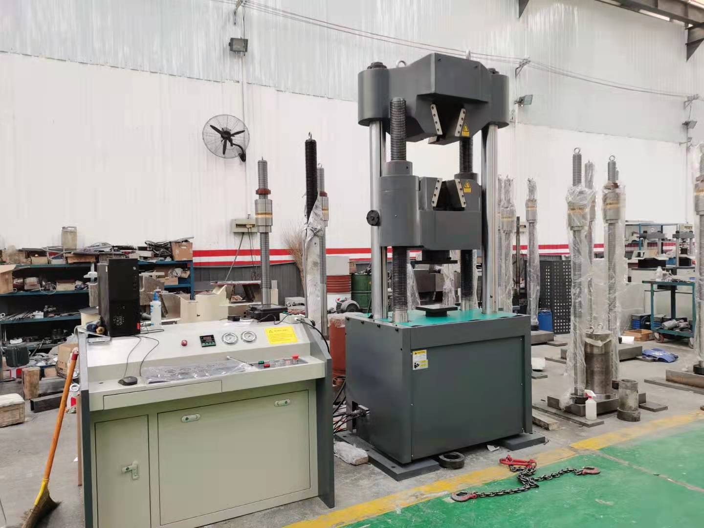 WEW-C Computer screen hydraulic universal testing machine with Worm Gear Drive